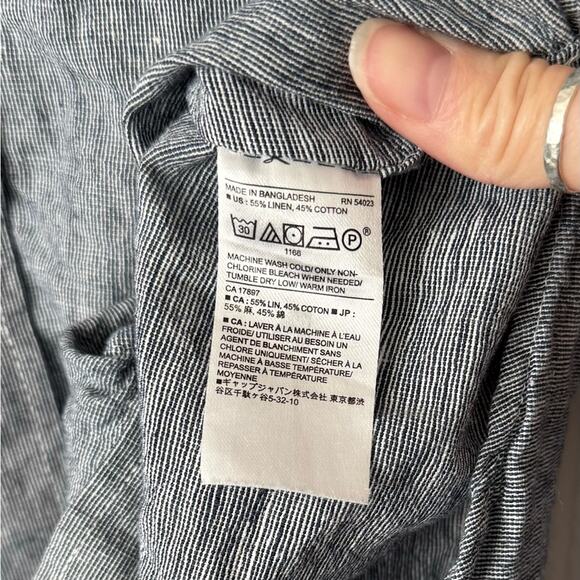 Banana republic linen blend button down - Picture 8 of 9